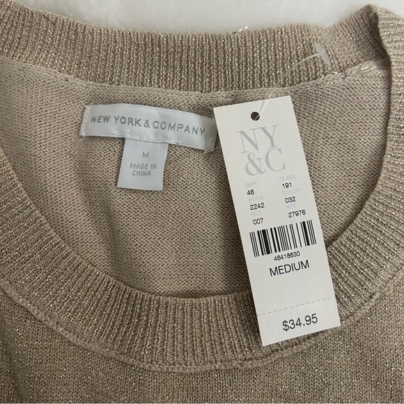 NY&C Gold Sweater - Picture 3 of 6